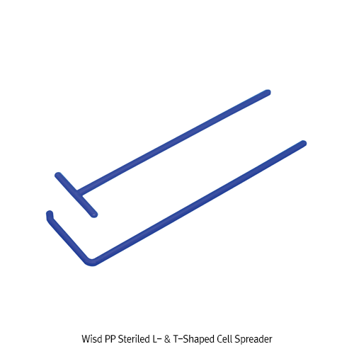 Daihan Science WisdTM Steriled L- & T-Shaped Cell Spreader, PP, Individually Packed, L137 & 148