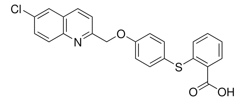 Merck 2-([4-[(6-CHLORO-2-QUINOLINYL)M-