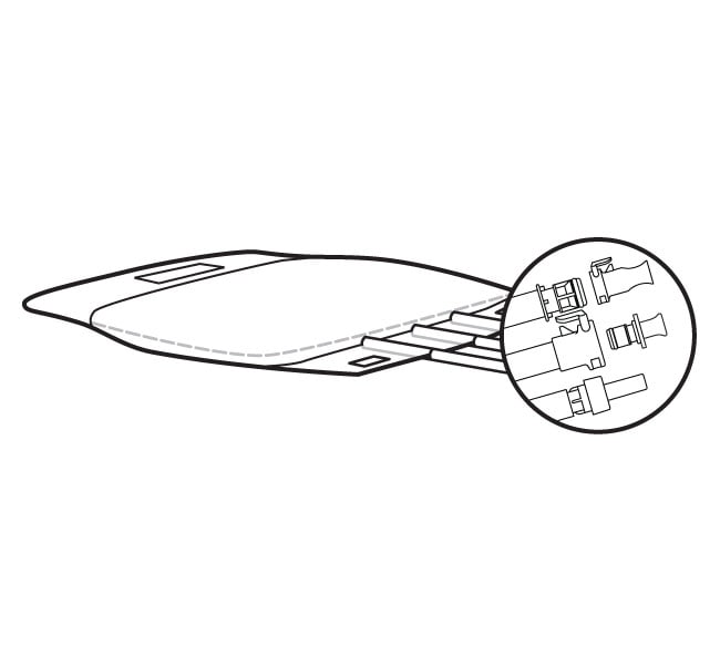 Thermo Fisher Scientific 2D Labtainer BioProcess Container (BPC), ASI 28 film, 3 ports, MPC insert and body connectors, injection site
