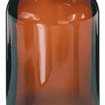 Thermo Fisher Scientific Qorpak Precleaned Amber Glass Wide-Mouth Bottle, 960mL, PTFE-lined cap, 12/Cs