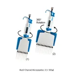 Daihan Science Microlit classic Comfortgrip Multi-channel Micro Pipettor, 8- & 12- Channel, 0.