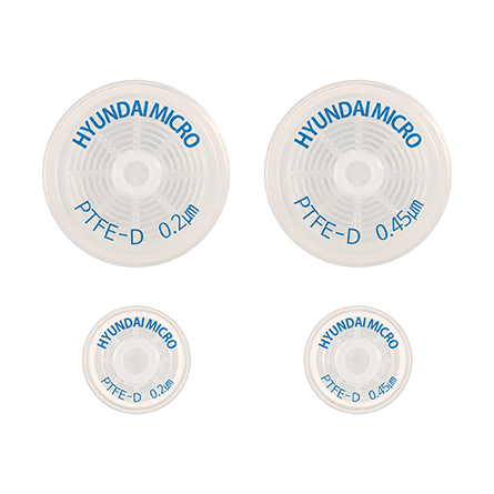 현대마이크로 Syringe Filter, PTFE-D, Hydrophobic