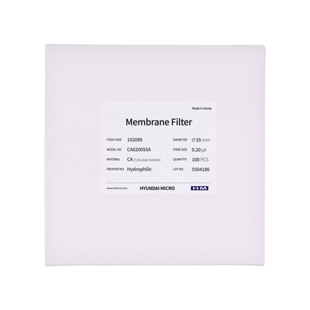 현대마이크로 Membrane Filter, CA