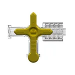 High Pressure Stopcock, 500 psi, 3-way, Female Luer to Female Luer to Male Luer w/ Luer Lock Ring