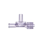 Double Check Valve, Female Luer Chimney Port, Rotating Luer Lock Exit Port, 2-5 PSI Cracking Pressure
