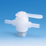 Flon Industry PFA 2way bamboo shoot valves / PFA2방밸브