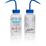 Merck Azlon Multi-Lingual Safety Wash Bottles With Driplok Vapor Venting