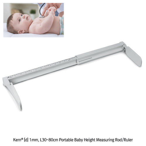 Daihan Science Kern [d] 1mm, L30~80cm Portable Baby Height Measuring Rod/Ruler, Ideal for Medi