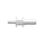 Straight Through Reduction Tube Fitting with 500 Series Barbs, 5/16` (8.0 mm) and 3/16` (4.8 mm) ID Tubing