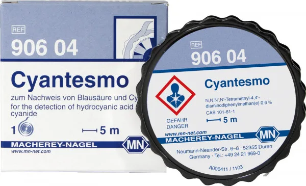 Qualitative test paper Cyantesmo for Cyanide