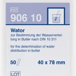 Qualitative test paper Wator for Water determination in butter