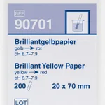 Qualitative pH test paper Brilliant yellow paper