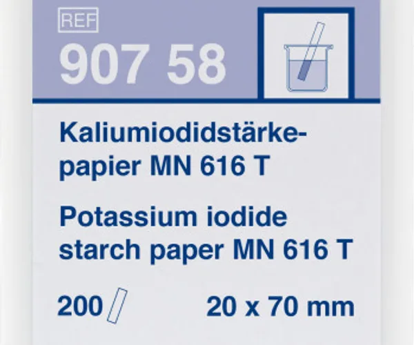 Qualitative potassium iodide starch paper MN 616 T for Nitrite and Free chlorine