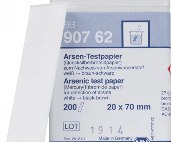 Qualitative Arsenic (mercury bromide) test paper for Arsenic