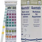 Semi-quantitative test strips QUANTOFIX Multistick for aquarium owners 100 tests