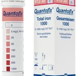 Semi-quantitative test strips QUANTOFIX Total iron 1000