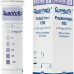 Semi-quantitative test strips QUANTOFIX Total iron 100