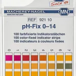 pH test strips, fixed indicator
