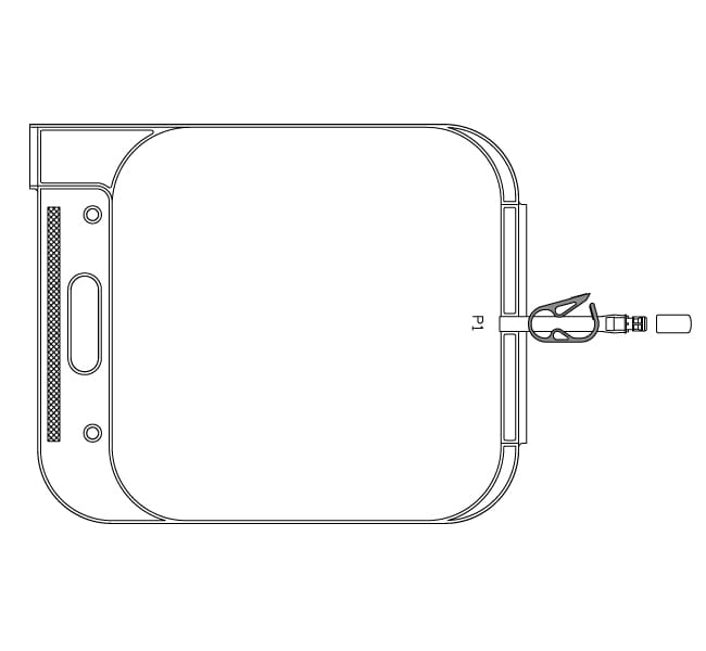 Thermo Fisher Scientific 2D Labtainer BioProcess Container (BPC), ASI 28 film, 1 port, Luer Lock connector, 5 L, 25 per case