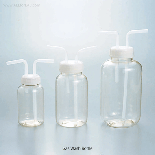 Daihan Science PC Gas Wash Bottle, with PE Cap & Silicone O-Ring, 250~1,000㎖<br>Ideal for Low T