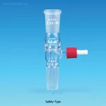 Daihan Science Straight Vacuum Receiver Adapter, Safety-Type with ASTM & DIN Joints<br>With Det