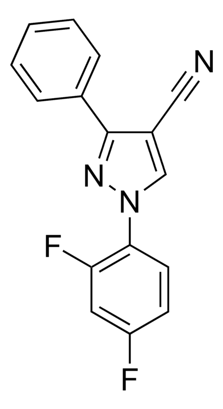 Merck 1-(2,4-Difluorophenyl)-3-phenyl-1H-pyrazole-4-carbonitrile