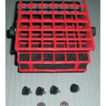 Thermo Fisher Scientific Test Tube Rack for MaxQ Shaker, 10–13 mm, 6 x 6 array, red