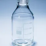 Merck Pyrex Media-Lab Bottles, with-out cap and pouring ring, with printed trace code