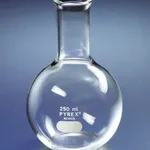 Merck Pyrex Florence flat-bottom flask