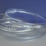 Merck Pyrex petri dishes