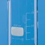 Merck BRAND glass beaker with spout, tall form