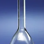 Merck Pyrex class A volumetric flask with snap cap