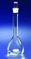 Merck Pyrex volumetric flask, class A with Pyrex ST stopper