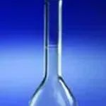 Merck Pyrex volumetric flask, class A with Pyrex ST stopper