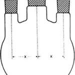 Merck Quickfit three-neck round-bottom flasks with vertical necks