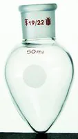 Merck Synthware pear shaped flask