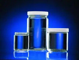 Merck Wheaton straight-mouth bottles with cap, clear