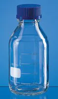 Merck BRAND laboratory bottle, graduated with screw cap