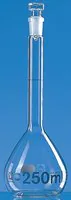 Merck BRAND BLAUBRAND volumetric flask, glass stopper, clear glass