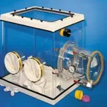 Merck Plas-Labs compact glove box