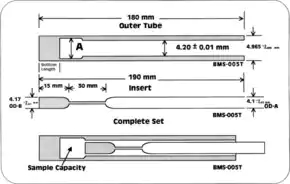 Merck Shigemi Advanced NMR microtube assembly