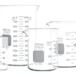 Merck PYREX Griffin beakers