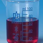 Merck BRAND PMP beaker with spout, low form