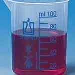 Merck BRAND PP beaker with spout, low form