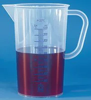 Merck BRAND graduated beaker with handle and spout