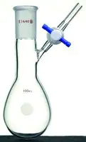 Merck Synthware pear-shaped Schlenk flask with stopcock