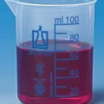 Merck BRAND PP beaker with spout, low form