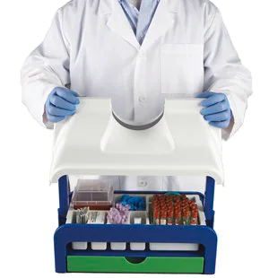 Merck Droplet phlebotomy tray cover for the blood collection tray