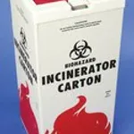 Merck Cover for bio-hazard incinerator carton