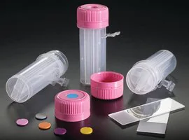 Merck LockMailer microscope slide jar